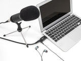 Delock Externe USB Soundkarte mit USB-A Stecker auf 2 x 3,5 mm Klinkenbuchse Plug & Play Audio Adapter schwarz