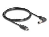 Delock USB Type-C™ Stromkabel zu DC 5,5 x 2,5 mm Stecker gewinkelt 1,5 m