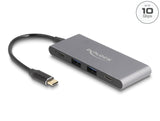 Delock 4 Port USB Type-C™ Hub mit 2 x USB Typ-A und 2 x USB Type-C™ 10 Gbps