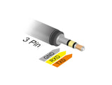 Delock Konverter USB 2.0 Stecker > TTL 2,5 mm 3 Pin Klinkenstecker 1,8 m (3,3 V)
