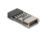 Delock USB 2.0 Adapter Pfostenbuchse zu intern USB Typ-E Key A Buchse