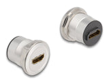 Delock HDMI Einbaubuchse 8K 60 Hz Aluminium