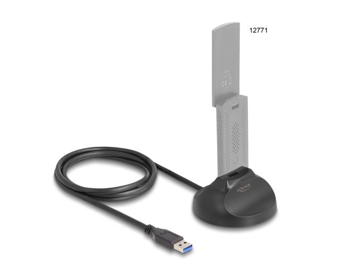 Delock Magnetischer Standfuß USB Typ-A 5 Gbps Docking Kabel 1,2 m