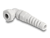 Delock Kabelverschraubung mit Zugentlastung 90° gewinkelt PG7 grau