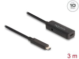 Delock Aktives USB 10 Gbps Verlängerungskabel USB Type-C™ 3 m
