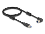 Delock USB 5 Gbps Kabel Typ-A Stecker zu Typ-B Stecker 90° oben gewinkelt 1 m