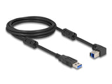 Delock USB 5 Gbps Kabel Typ-A Stecker zu Typ-B Stecker 90° oben gewinkelt 2 m