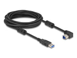 Delock USB 5 Gbps Kabel Typ-A Stecker zu Typ-B Stecker 90° unten gewinkelt 5 m