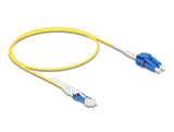 Delock LWL Kabel CS Stecker zu LC Duplex UPC Singlemode G657A2 / OS2 Uniboot 0,5 m