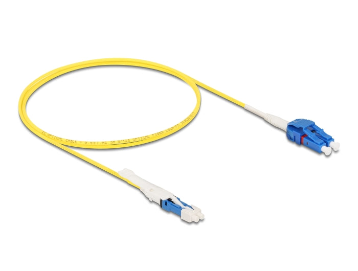 Delock LWL Kabel CS Stecker zu LC Duplex UPC Singlemode G657A2 / OS2 Uniboot 1 m