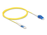 Delock LWL Kabel CS Stecker zu LC Duplex UPC Singlemode G657A2 / OS2 Uniboot 2 m