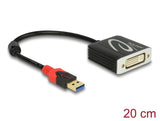 Delock Adapter USB 3.0 Typ-A Stecker > DVI Buchse