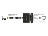 Delock Adapter USB Type-C™ Stecker > HDMI Buchse (DP Alt Mode) 4K 30 Hz + USB Typ-A + USB Type-C™ PD