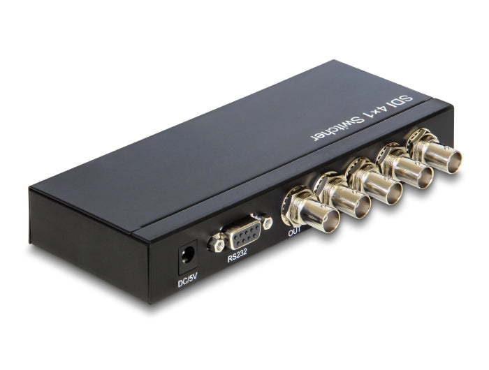 Delock 3G-SDI Switch 4 in > 1 out
