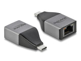 Delock USB Type-C™ Adapter zu Gigabit LAN 10/100/1000 Mbps – kompaktes Design