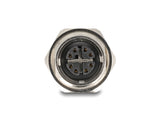Delock M12 Adapter X-kodiert 8 Pin Buchse zu RJ45 Buchse Cat.6A STP Metall