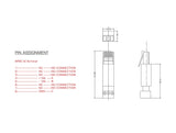 Delock RJ45 Stecker zu Terminalblock Adapter 3 Pin 2-teilig