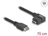 Delock USB 10 Gbps Kabel Typ-E Key A 20 Pin Stecker zu USB Type-C™ Buchse gewinkelt 70 cm