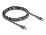 Delock Daten- und Ladekabel USB Type-C™ zu Lightning™ für iPhone™, iPad™ und iPod™ grau 2 m MFi