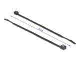 Delock Kabelbinder selbstschneidend L 200 x B 4,8 mm 50 Stück schwarz