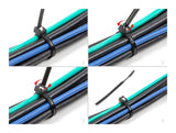 Delock Kabelbinder selbstschneidend L 280 x B 4,8 mm 50 Stück schwarz