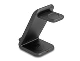 Delock Wireless Charger 3 in 1 mit 2 Ladespulen 5 W / 5 W / 15 W