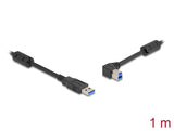 Delock USB 5 Gbps Kabel Typ-A Stecker zu Typ-B Stecker 90° links gewinkelt 1 m