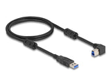 Delock USB 5 Gbps Kabel Typ-A Stecker zu Typ-B Stecker 90° rechts gewinkelt 1 m