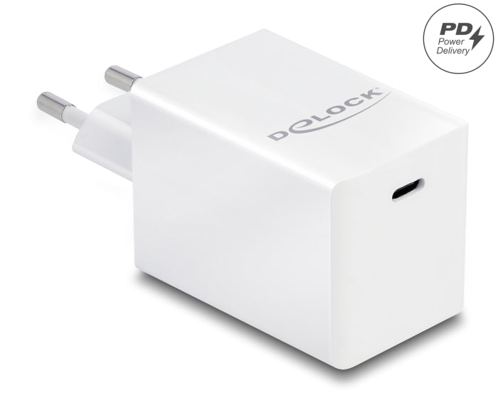 Delock USB GaN Ladegerät 1 x USB Type-C™ PD 3.0 kompakt mit 60 W
