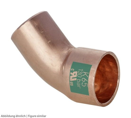Bogen 45 Grad K5040 3/4" löt i/a K65 (Kupferlegierung)