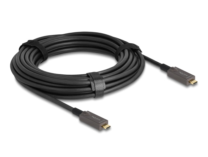 Delock Aktives Optisches USB-C™ 4K Video + Daten + PD Kabel 10 m