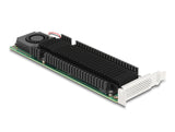 Delock PCI Express x8 Karte zu 2 x intern NVMe M.2 Key M mit RAID - Low Profile Formfaktor