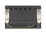 Delock Leergehäuse 6 Port für Keystone RJ-Module schwarz - zur Montage an Tisch, Wand oder Hutschiene