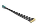 Delock Kabel Mini FAKRA Z Buchse quad zu 4 x SMA Buchse
