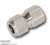 Aufschraub-Verschraubung 1.4401 6 mm x NPT 1/4 Innen