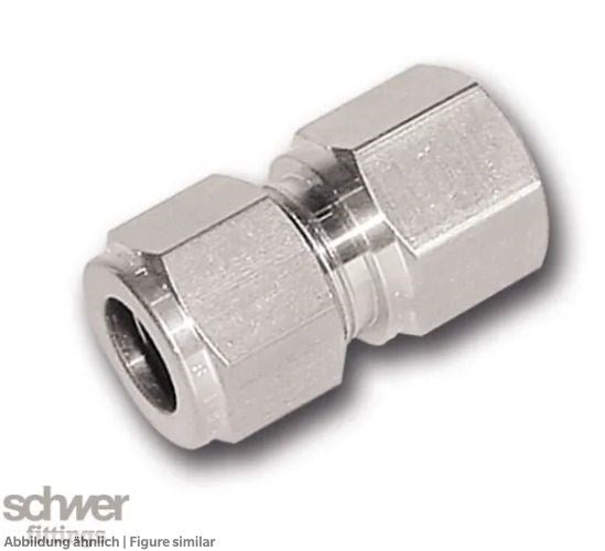 Manometerverschraubung 1.4401 12mm x G 1/2