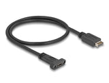 Delock USB 10 Gbps Kabel USB Typ-E Key A 20 Pin Stecker zu USB Type-C™ Buchse zum Einbau 50 cm