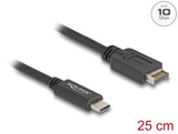Delock USB 10 Gbps Kabel USB Typ-E Key A 20 Pin Stecker zu USB Type-C™ Stecker 25 cm