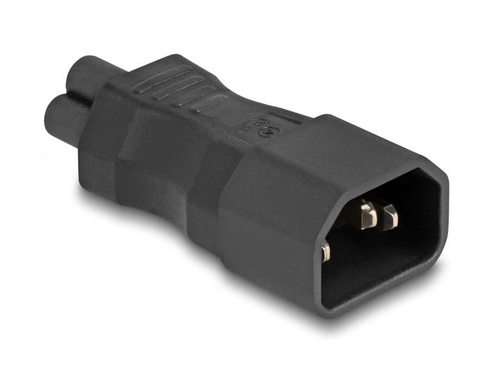 Delock Netzadapter IEC 60320 - C14 auf C5, Stecker / Buchse, 2,5 A, gerade