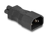 Delock Netzadapter IEC 60320 - C14 auf C5, Stecker / Buchse, 2,5 A, gerade
