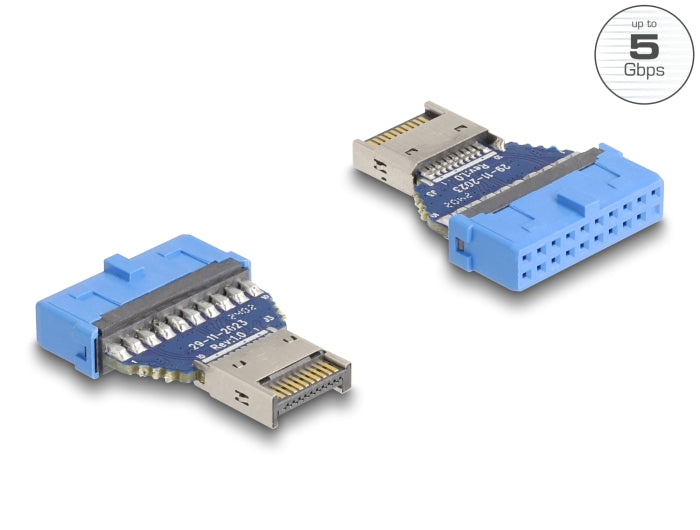 Delock USB 5 Gbps Adapter Pfostenbuchse zu intern USB Typ-E Key A Stecker