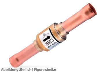 Rückschlagventil Sanhua YCVS3H02 gerade 10mm löt, DP standard 0,05 bar,A1/A2L/A3