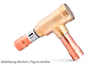 Rückschlagventil Sanhua YCVSH31R Eckausf42mm löt, DP verstärkt 0,3bar, A1/A2L/A3
