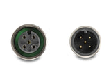 Delock D-Sub 9 Stecker und Buchse zu M12 Stecker und Buchse A-kodiert 5 pin CAN Bus Verteiler 90° blau