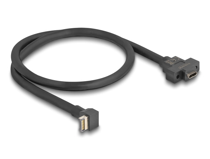 Delock Kabel USB 10 Gbps Typ-E Key A 20 Pin Stecker > USB 10 Gbps USB Type-C™ Buchse zum Einbau 45 cm