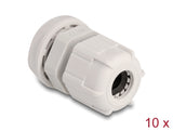 Delock Kabelverschraubung M12 10 Stück grau