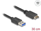 Delock USB 10 Gbps Kabel USB Typ-E Key A 20 Pin Stecker zu USB Typ-A Stecker 30 cm