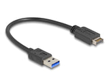 Delock USB 10 Gbps Kabel USB Typ-E Key A 20 Pin Stecker zu USB Typ-A Stecker 30 cm