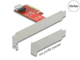 Delock PCI Express x4 Karte zu 1 x intern SFF-8654 4i NVMe - Low Profile Formfaktor