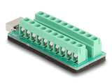 Delock USB Typ-E Key A Buchse zu Terminalblock Adapter 20 Pin